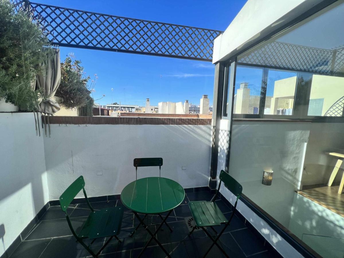 Atico San Bernardo Terraza Y Parking Incluido Apartment Sevilla Exterior foto